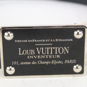 Louis Vuitton Damier Graphite two-sided belt